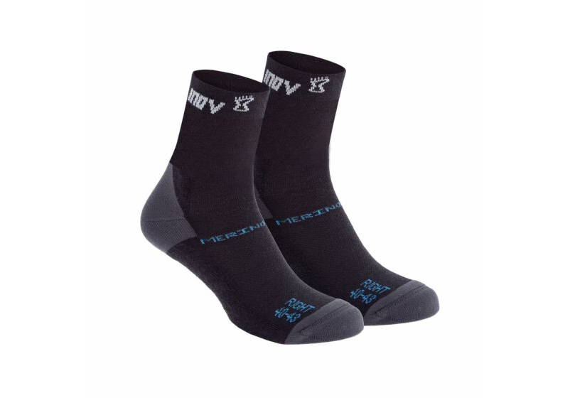 Skarpety Inov-8 Merino High (Twin Pack) Męskie Czarne CTU-407159